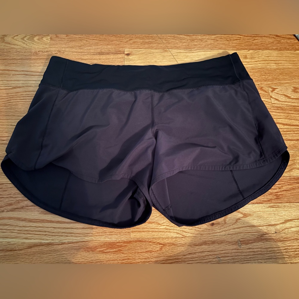 High rise lululemon shorts